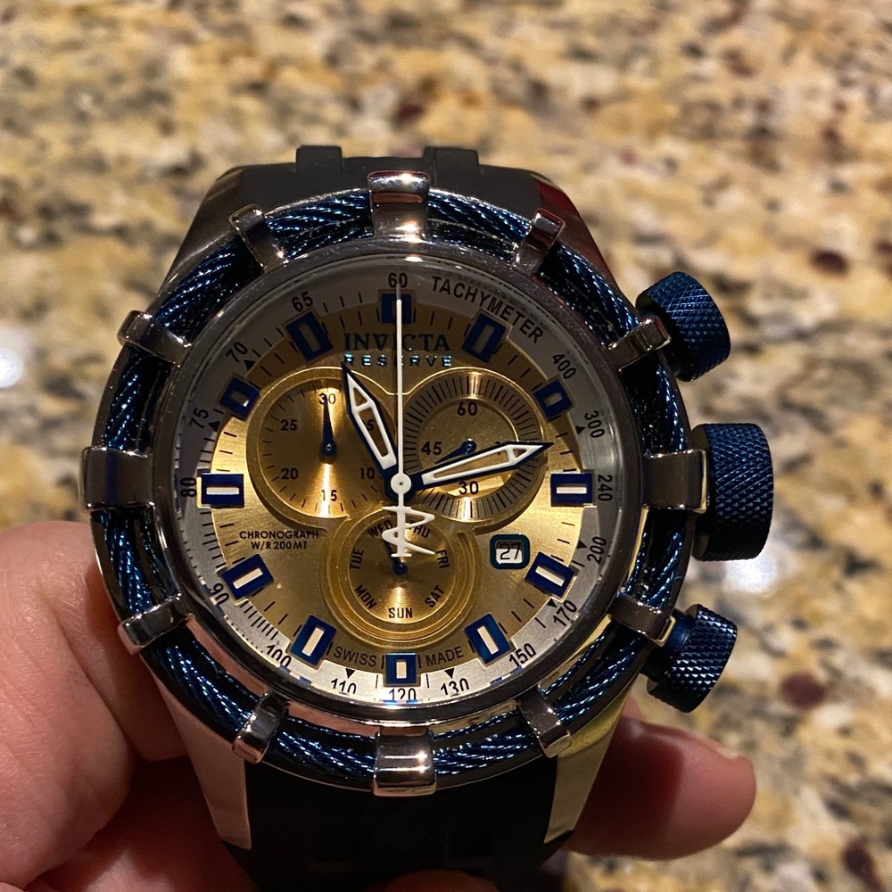 Invicta Reserve Bolt Sport Swiss Quartz Chronograph Model 20477 Men’s Watch